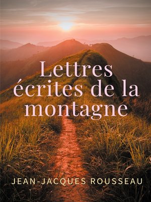 cover image of Lettres écrites de la montagne